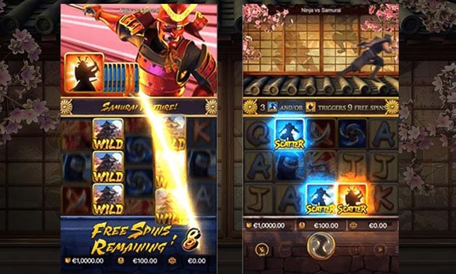 รีวิวเกมสล็อต Ninja vs Samurai slot wallet ทุกค่าย | superslot888