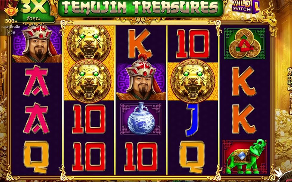 2 รีวิวเกมส์สล็อต Temujin Treasures